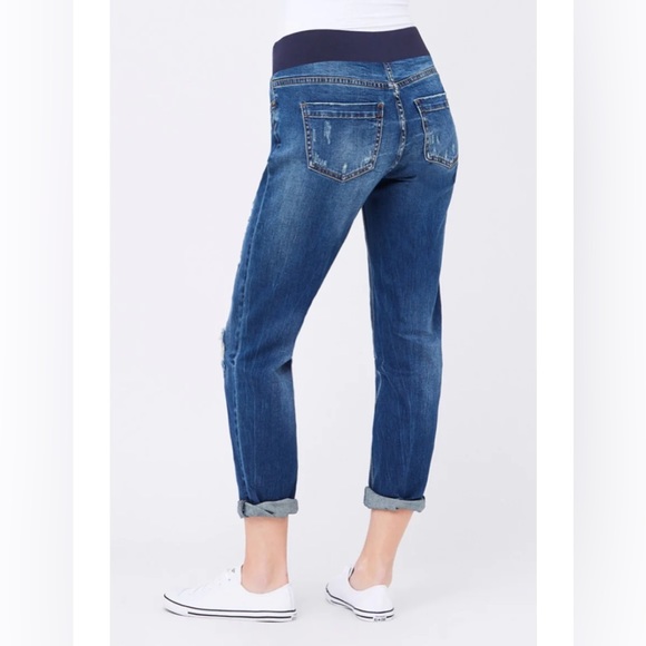 Ripe Baxter Boyfriend Maternity Jeans - Picture 3 of 6